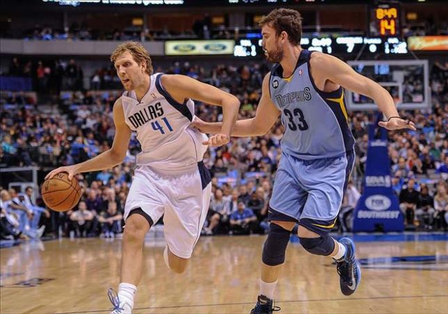 Mavericks power forward Dirk Nowitzki