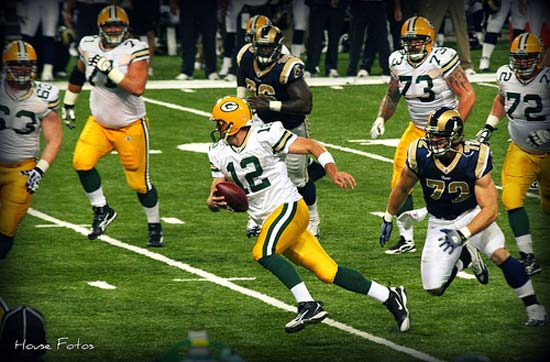 Quarterback Aaron Rodgers