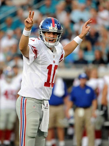 New York Giants quarterback Eli Manning