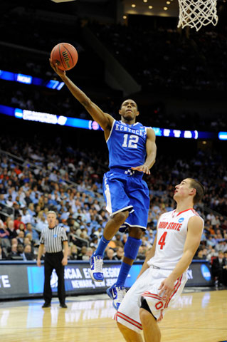 Guard Brandon Knight of the Kentucky Wildcats