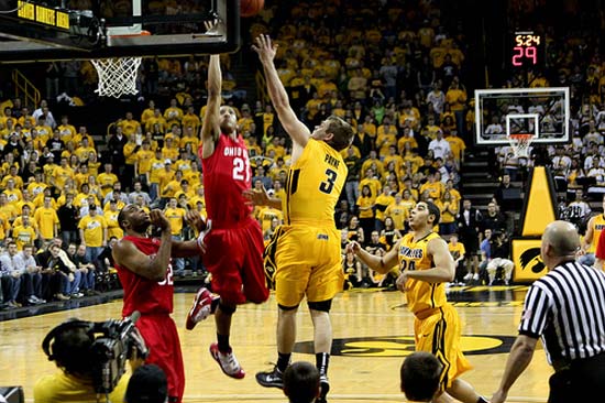 Iowa Hawkeye vs. Ohio Buckeyes.