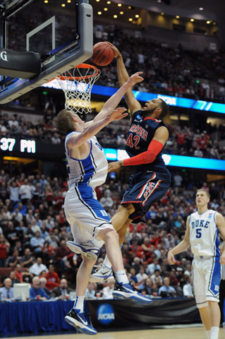 Forward Jamelle Horne of the Arizona Wildcats