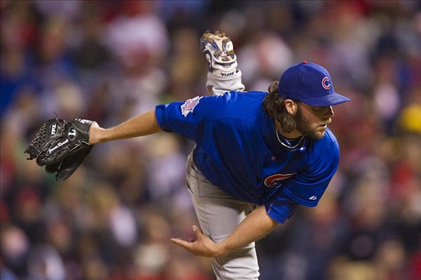 Chicago Cubs pitcher James Russell