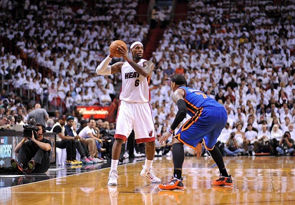 Miami Heat small forward LeBron James