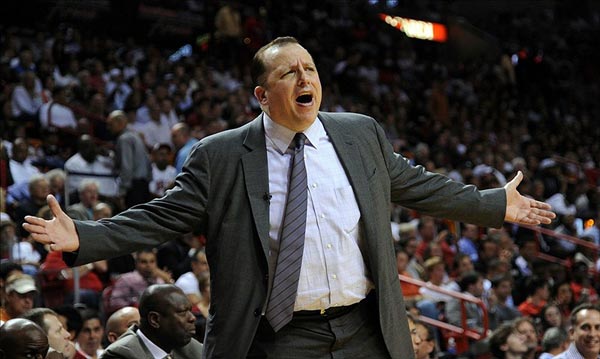 Chicago Bulls head coach Tom Thibodeau