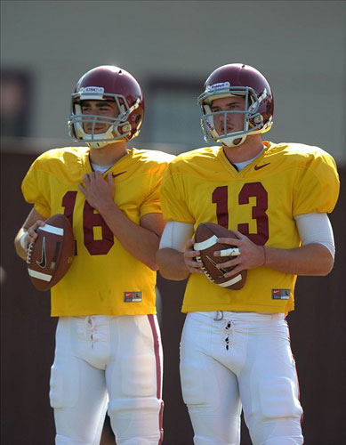 Southern California Trojans quarterbacks Anthony Neyer