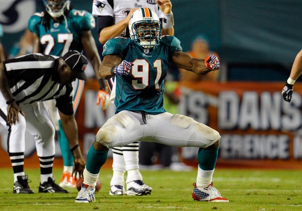 Miami Dolphins linebacker Cameron Wake