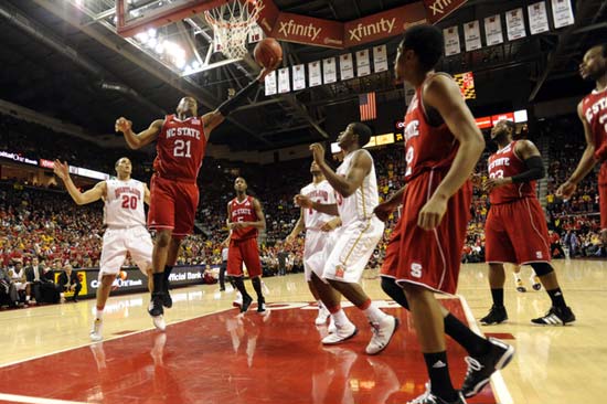 North Carolina State Wolfpack guard C.J. Williams.