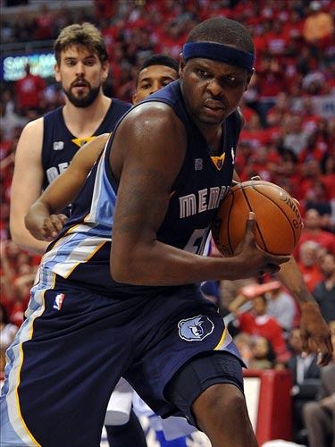 Memphis Grizzlies power forward Zach Randolph